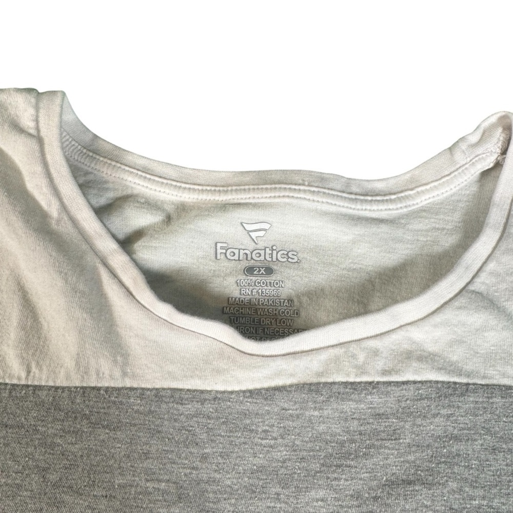 Milwaukee Brewers MLB Women's Size 2X Colorblock Short Sleeve T Shirt Fanatics - Picture 5 of 10